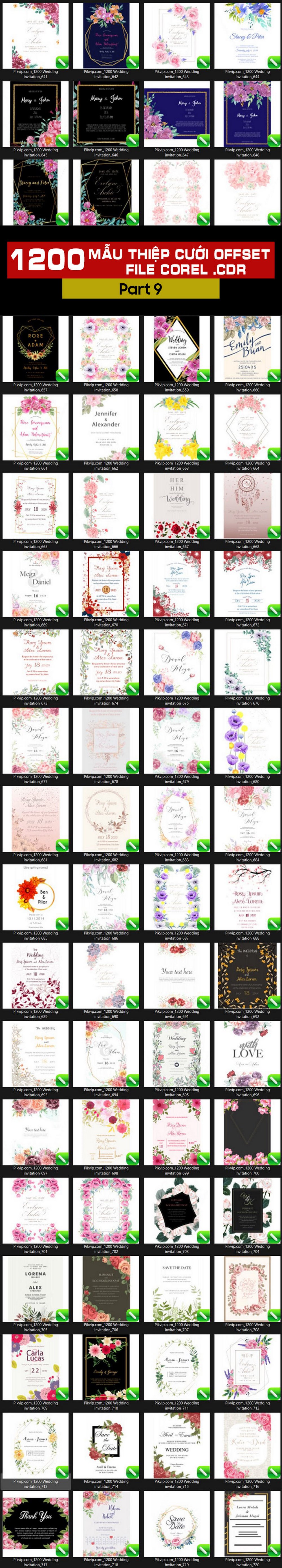 1200 mẫu thiệp cưới in offset file corel đẹp 2022 part 9